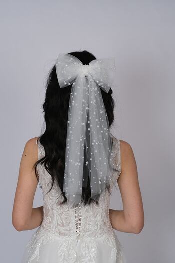 Hobigram Bridal Hair Accessory Pearl Bow Special Design Buckle Bridal Hair Accessory – Other Hair Accessories –