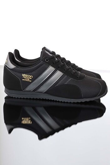 Lescon Siyah - Smash Anatomik Sneakers Ayakkabı