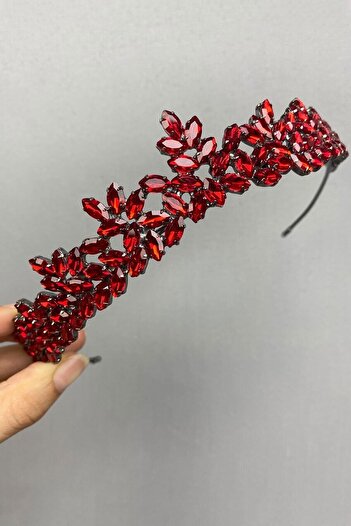 Hobigram Red Dream Model Bridal Henna Crown for the Most Beautiful Brides – Bridal Accessory, Stylish Design – Bridal a