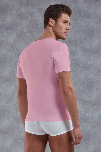 Doreanse Men's Modal Deep V Neck Short Sleeve T Shirt 2820