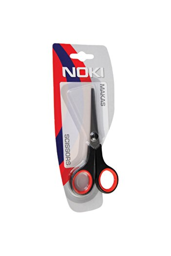Noki 5 Inch Office Scissors - 6005 Model, 12 Pieces, Mixed Color