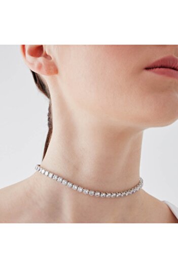 Merano Design 5mm Beyaz Su Yolu Choker