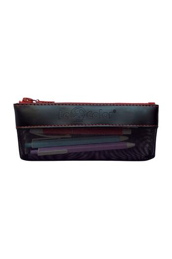 Le Color Semi Transparent Pencil Case Black