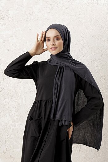 Nilbutik Combed Cotton Shawl Sky Smoked