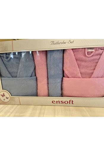 Nurpak Ensoft Family Bathrobe Set 8 Pieces