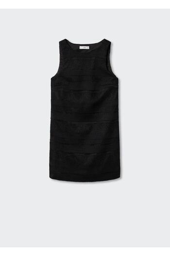 MANGO Woman Ajur Detaylı Elbise