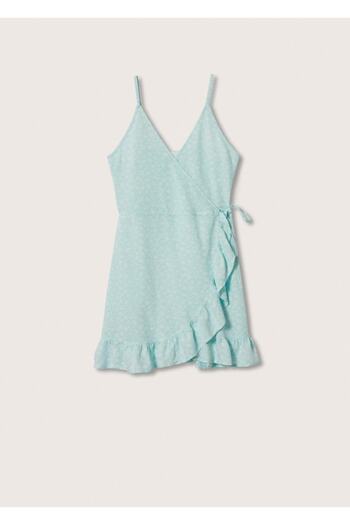 Mango Teen Turquoise Dress for Kids