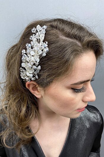 Hobigram Bridal Accessory White Vega Hair and Turban Accessory – Other Hair Accessories, Stylish Design – Other Sa