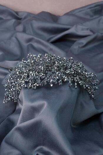 Hobigram Women's Accessory Nilsu Beaded Bridal Crown and Turban Accessory – Other Hair Accessories, Stylish Design