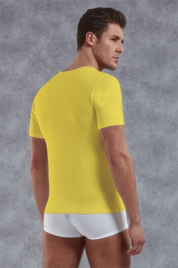Doreanse Men's Modal Deep V Neck Short Sleeve T Shirt 2820