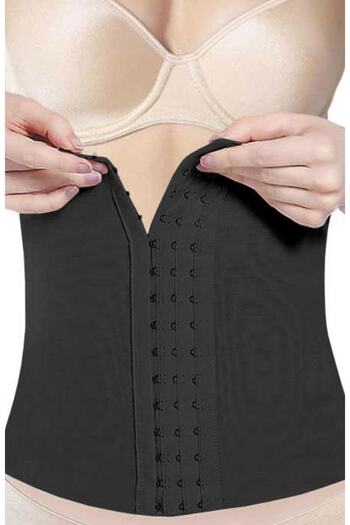 Elite Life Women's Seamless Silicone Banded Agraphed Adjustable 3D Size Reducing Corset ( K-09 )