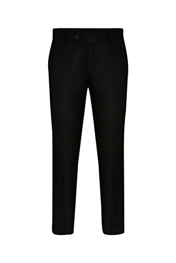 SÜVARİ Slim Fit Siyah Erkek Pantolon