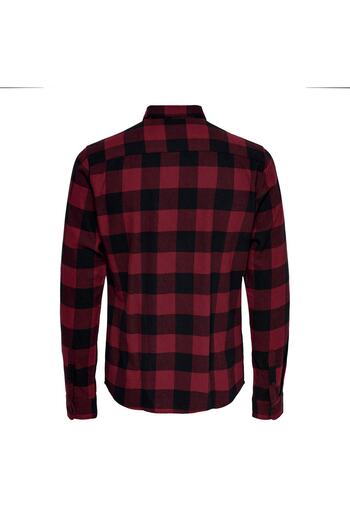 ONLY Gudmund Life Women's Claret Red Shirt (22007112-cab)