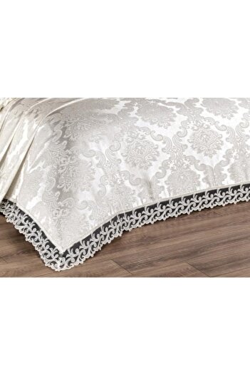 Çeyiz Bahçesi Ivy 9 Piece Dowry Bridal Set Cream