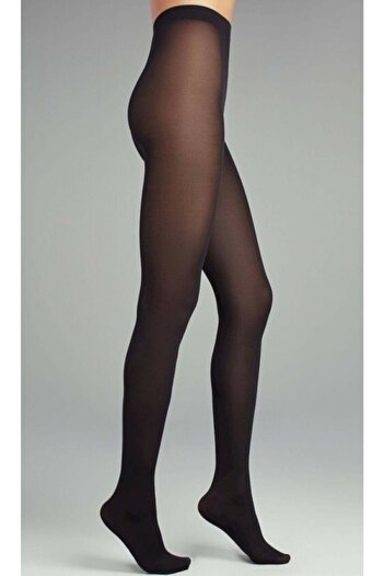 Penti Women's Black Vega 40 Den Medium Thick Shiny Pantyhose