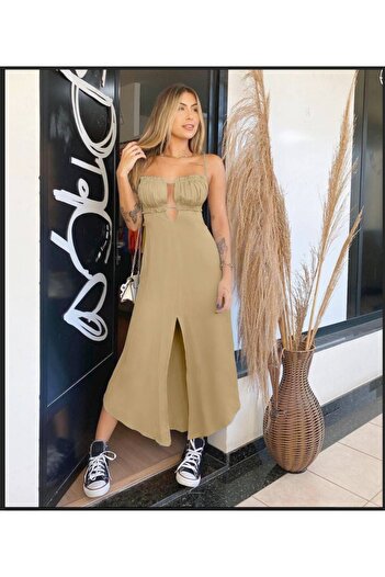 LAST POINT LİFE Women's Midi Dress