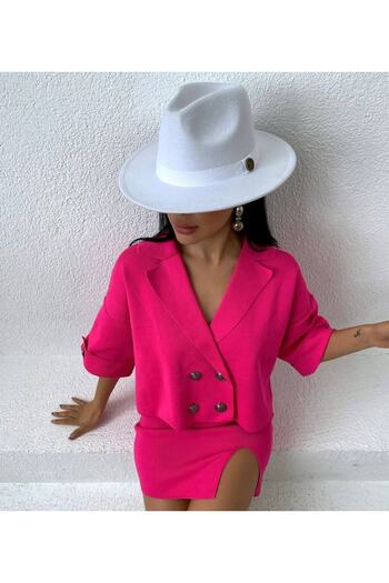 bygulayidiz Women's White Trilby Cowboy Hat
