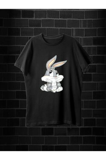 MADELEINE Μπλουζάκι Unisex Tiny Bugs Bunny με στάμπα, κανονικό, 100% βαμβάκι