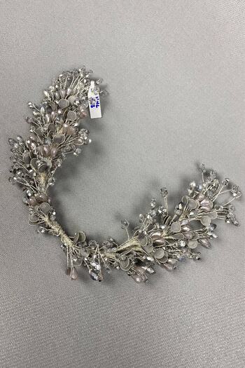 Hobigram Hair Accessory Women's Gray Berra Model Double Sided Bridal Hair Accessory – Other Hair Accessories