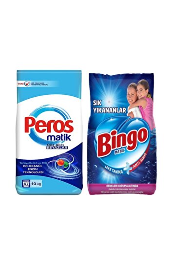 Peros Matik 10 Kg + Bingo Matik 9 Kg