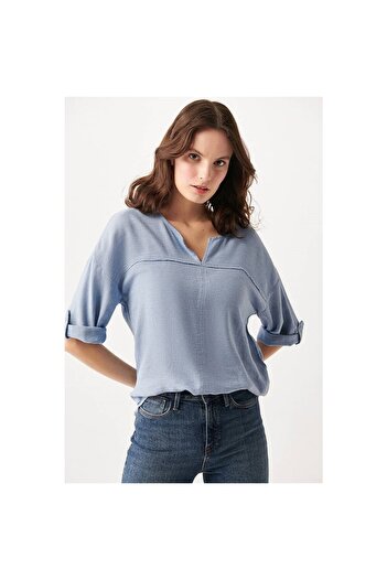 Mavi Women's Long Sleeve Blouse