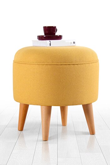 Lorencehome Micup Puf - Sarı