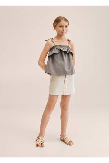 MANGO Kids Brown Blouse for Kids