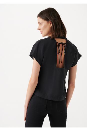 Mavi Back Detailed Black Blouse 1210139-900