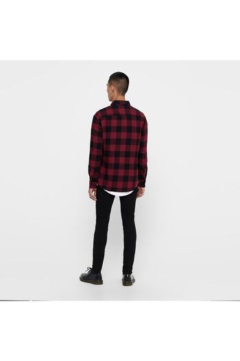 ONLY Gudmund Life Women's Claret Red Shirt (22007112-cab)