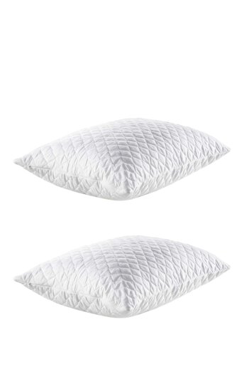 Lotusline 50*70 Quilted Pillow Mattress Set of 2 - Antiallergic and Antibacterial