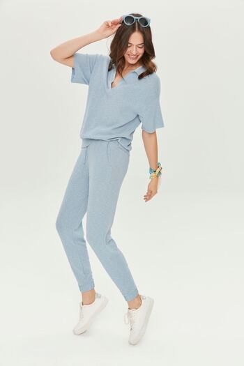 JOIN US Basic Knitwear Jogger Trousers with Pocket Detail