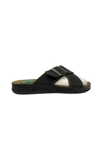 Ayakkabı Ülkesi Cross Daily Men's Slippers with Silicone Gel for Heel Spur Prevention