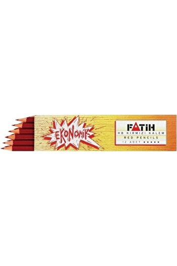 Fatih Hb Economic 12-Piece Copy Pen Me1008 Red