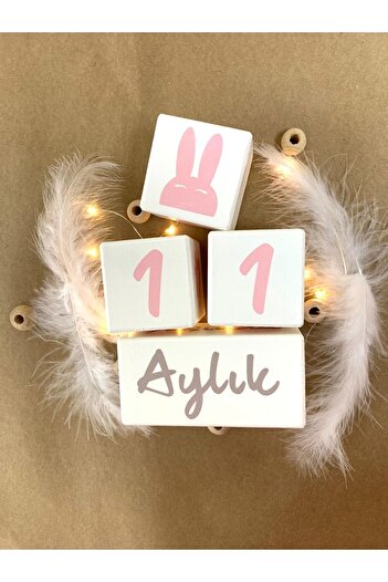 BİANNE ATÖLYESİ Baby Memory Cube Set for Photo Shoot and Decoration Turkish