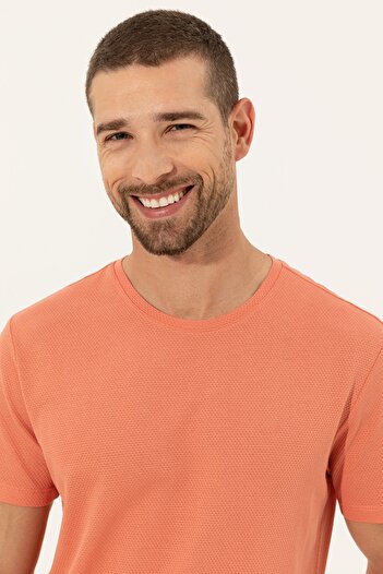 Pierre Cardin Ανδρικό T-Shirt Coral - G021Sz011.000.1369911.Vr204