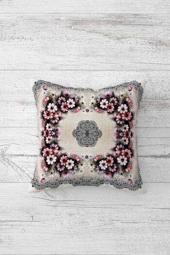 on the clouds Floral Pattern One Side Printed Hidden Zipper Pillowcase Throw Pillow Sofa Pillowcase