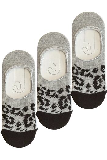 socksbox 3 Çift Desenli Babet (görünmez) Çorap/36-40