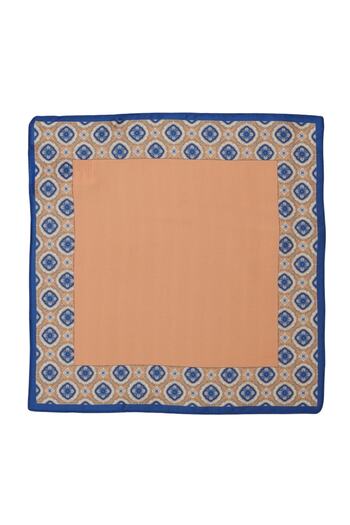 ALTINYILDIZ CLASSICS Ανδρικό καφέ-ναυτικό μοτίβο Ναυτικό μπλε-καφέ Κλασικό μαντήλι