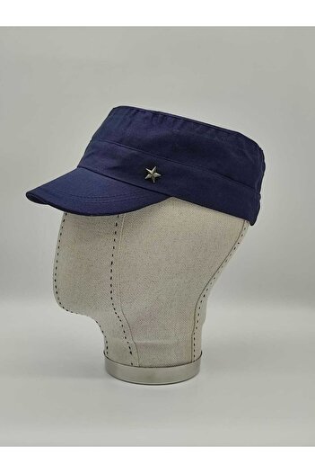 Shopiolog Unisex Castro Metal Star Λεπτομερές ρυθμιζόμενο καπέλο στην πλάτη
