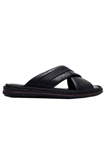 ESBA 173 Genuine Leather Anatomical Men's Slippers