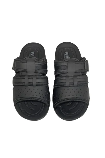 Armada Men's Daily Use Black Durable Slippers