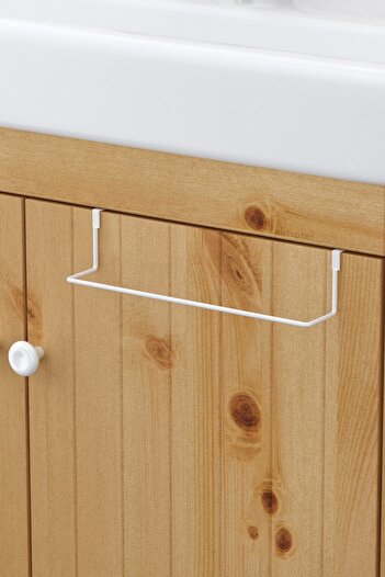 Teknotel White Cabinet Closure with Hanger and Towel - Sf260