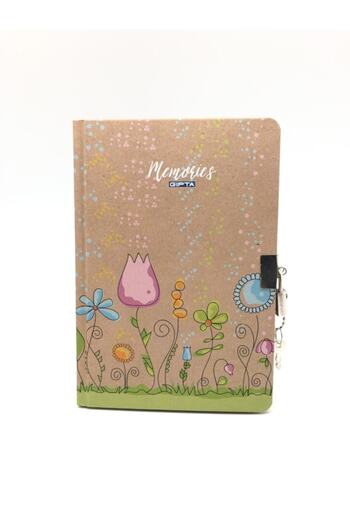 Gıpta Memories 17x24 كتاب تذكاري 96 ورقة دفتر غير مبطن 3428 زهور التوليب