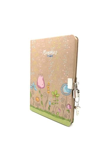 Gıpta Memories 17x24 كتاب تذكاري 96 ورقة دفتر غير مبطن 3428 زهور التوليب