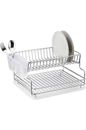 Arsimo Iki Katlı Metal Tabaklık Bulaşıklık