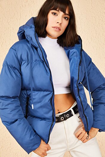 Bianco Lucci Dámský Puffer Coat s kapucí