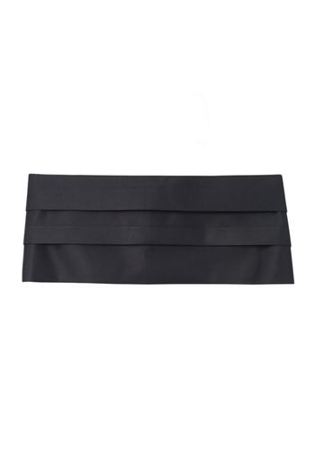 ALTINYILDIZ CLASSICS Men's Black Bow Tie and Sash Set