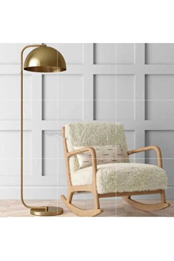 Rsylight Retro Metal Dekoratif Eskitme Kaplama Rustik Mafsallı Başlık Köşe Lambası Lambader Başlık Çap:35 Cm