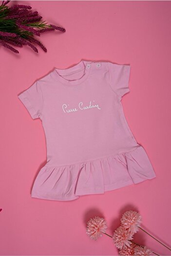 Pierre Cardin Kısa Kol Çıtçıtlı Kız Bebek Elbise 302546