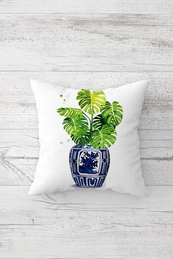 on the clouds Flower Patterned Double Sided Printed Hidden Zippered Pillow Case in a Vase Throw Pillow Seat Pillow Case